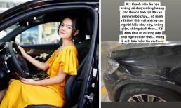 Phản ứng bất ngờ của Phạm Quỳnh Anh khi một thanh niên cố tình tạt vào đầu xe cô rồi bỏ chạy