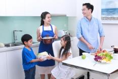 Đong đầy hạnh phúc khi chồng chia sẻ công việc gia đình với vợ