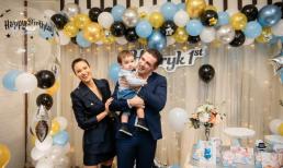 MC Phương Mai tổ chức sinh nhật 1 tuổi cho con trai tại Hà Nội