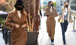 Bạn thân siêu mẫu gặp nhau: Kendall Jenner mặc kín mít vẫn 'chặt đẹp' Bella Hadid