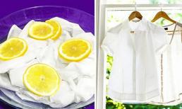 7 mẹo tẩy trắng quần áo với nguyên liệu dễ tìm, không độc hại