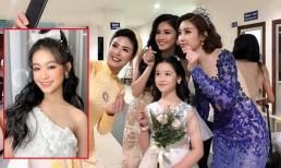 'Tiểu hoa khôi Tây Đô' Bảo Ngọc gây sốt với khoảnh khắc chụp cùng loạt Hoa hậu