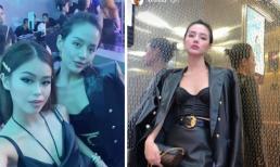 Đọ sắc với rich kid Tiên Nguyễn, Khánh Linh để lộ vóc dáng gầy trơ xương