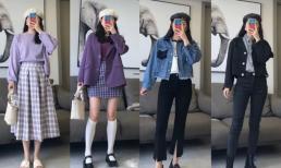 Cô gái cao 160cm có thể mặc theo một loạt phong cách Hàn Quốc mùa thu siêu đẹp này