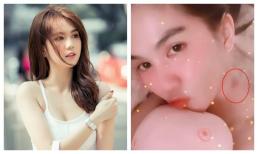 Khoe khoảnh khắc đẹp miễn chê lúc vừa thức giấc, Ngọc Trinh gây tò mò khi để lộ dấu vết lạ trên cổ 
