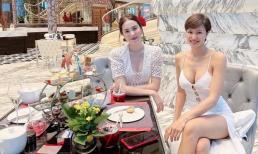 'Đọ' dáng bên Mai Ngọc, MC Phương Mai chiếm trọn spotlight vì vòng một căng đầy