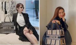 Loạt mỹ nhân Việt chuộng mẫu túi Book Tote của Dior