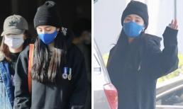 Dương Mịch lộ đôi mắt nặng trĩu, dáng vẻ mệt mỏi vì liên tục chạy show