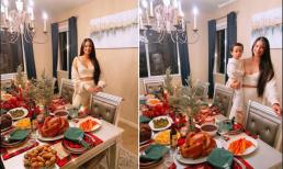 Hoa hậu Phạm Hương cùng con trai đón ngày lễ Tạ ơn tại Mỹ