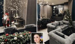 Hé lộ không gian sang trọng bên trong biệt thự của Á hậu Tú Anh, ngập tràn không khí Giáng sinh