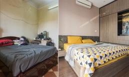 Phòng ngủ 30m2 cũ kỹ, đôi vợ chồng lên ý tưởng cải tạo thành không gian sang xịn chẳng kém homestay