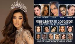 Đại diện Việt Nam - Khánh Vân đứng thứ mấy trên bảng xếp hạng Miss Universe 2020?