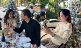 Á hậu Thanh Tú tình tứ bên chồng đại gia kỉ niệm 2 năm ngày cưới