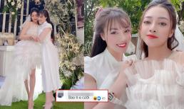 Âu Hà My dự đám cưới bạn thân 10 năm, người quen vào hỏi thẳng: 'Bao giờ em cưới?'