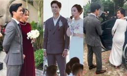 Sở hữu gia tài 'khủng', nhưng ngày trọng đại Công Phượng lại khá giản dị khi mặc một bộ vest xuyên 3 đám cưới