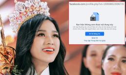 Facebook của Hoa hậu Đỗ Thị Hà bỗng 'biến mất' sau ồn ào không follow Jisoo - BlackPink