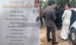 Thực đơn đám cưới Công Phượng ở quê: 11 món nhưng không có gà luộc hay đặc sản xứ Nghệ 