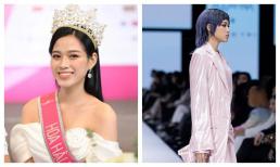 Tân Hoa hậu Việt Nam 2020 lần đầu sải chân trên sàn catwalk với nhan sắc khác lạ