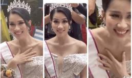 Á hậu 1 Phương Anh bị team qua đường 'tóm gọn' khoảnh khắc ngủ gục tại sự kiện, biểu cảm chữa ngượng chiếm spotlight