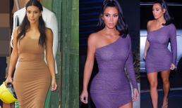 Kim Kardashian thân hình đồng hồ cát cong vút và luôn biết biến tấu cùng chiếc váy để trở thành nữ thần dịu dàng