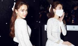 Dự sự kiện thời trang, Nhã Phương đề cao tinh thần chống dịch covid-19 bằng cách này