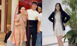 Diện đồ theo phong cách nữ sinh, Quỳnh Anh được Duy Mạnh khen 'trông như gái chưa chồng'