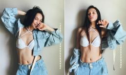 Hiền Thục diện cây denim táo bạo, hở luôn nội y bên trong và hỏi: 'Liệu anh có yêu nữ nhân như em?'