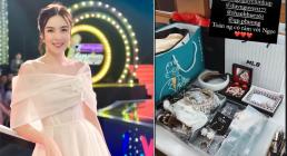 MC Mai Ngọc gây choáng với số nữ trang 'khủng' trong hậu trường quay chương trình chào năm mới