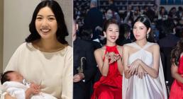 Thúy Vân tiết lộ giảm 13 kg, không quên cosplay bàn tay điệu nghệ của quý tử