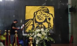 Xúc động bức tranh vẽ duy nhất tại tang lễ của NS Chí Tài được top 3 Vietnam's Got Talent hoàn thành trong 4 phút