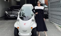 Bảo Thy khoe quà mới toanh do chồng tặng, dân tình chỉ để ý đến hai xe sang có biển số 'khủng' ở phía sau