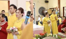 Quý Bình và bà xã doanh nhân làm lễ Hằng thuận sau 3 năm hẹn hò