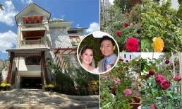 Biệt thự triệu đô sang xịn, ngập tràn hoa của diễn viên Quý Bình và bà xã doanh nhân
