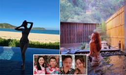 Đều lấy chồng đại gia, được chiều chuộng hết mực nhưng khoản chụp ảnh của chồng chị em Á hậu Thanh Tú - Trà My lại hoàn toàn trái ngược