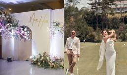 Hé lộ không gian hôn lễ của MC Thu Hoài và chồng doanh nhân 