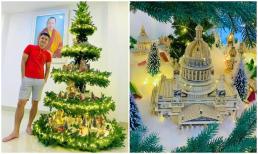 Công Vinh khoe cây thông Noel 'siêu xịn xò' từ trước đến nay chưa từng thấy