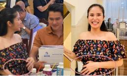 Sau hơn 2 tháng làm đám cưới, Huỳnh Thảo Trang đang mang thai con trai với chồng trẻ kém 9 tuổi