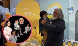 Mặc kệ thị phi, 'ông trùm phim kiếm hiệp Kim Dung' và vợ hai kém 36 tuổi tổ chức tiệc 100 ngày cho con