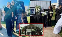 Hoàng Anh và vợ cũ 'đụng độ' tại lễ tang NS Chí Tài, bạn diễn cũ tặng bà xã cố danh hài bó hoa hồng trắng