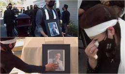 Bà xã hát nghẹn ngào tiễn Chí Tài trước khi linh cữu được di chuyển đưa vào hỏa táng