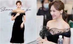 Hậu lùm xùm với vợ chồng Hiếu Hiền, Hari Won xuất hiện xinh đẹp và lộng lẫy tại sự kiện