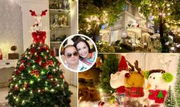 Biệt thự rộng 200m2 tràn ngập không khí Giáng sinh của vợ chồng Thúy Hạnh - Minh Khang 