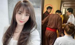 Âu Hà My làm tóc mới khẳng định: 'Em chưa 18', Trọng Hưng lên chùa cầu an