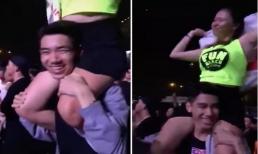 K-ICM bị xỉa xói khi công kênh một cô gái trên vai nhún nhảy