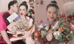 Hậu chia tay Huỳnh Phương, Sĩ Thanh được trai lạ thơm má trong ngày sinh nhật 