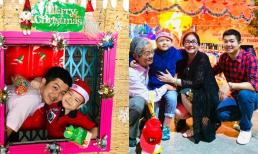 Nhật Kim Anh vừa về thăm con trai, chồng cũ cũng đưa nhóc tỳ đi chơi Giáng sinh riêng cùng ông bà nội
