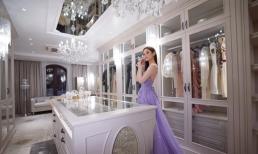 Huyền Baby xuất hiện như công chúa trong biệt thự mới gần trăm tỷ, hé lộ góc phòng thay đồ như showroom hàng hiệu