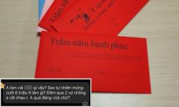 Chàng trai mừng cưới tình cũ 6,9 triệu khiến cô dâu - chú rể tranh cãi nảy lửa trong đêm tân hôn