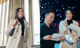 Không mặc váy cầu kì, Hoa hậu Đỗ Thị Hà diện đồ giản dị khi tổng duyệt chương trình ở Quy Nhơn