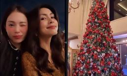 Tiệc Noel toàn “mùi tiền” của nhà hào môn Hà Tăng: Sang trọng đến từng chi tiết